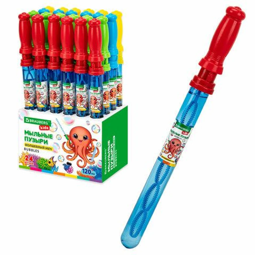 Мыльные пузыри 120 мл, "Волшебный меч", BRAUBERG KIDS
