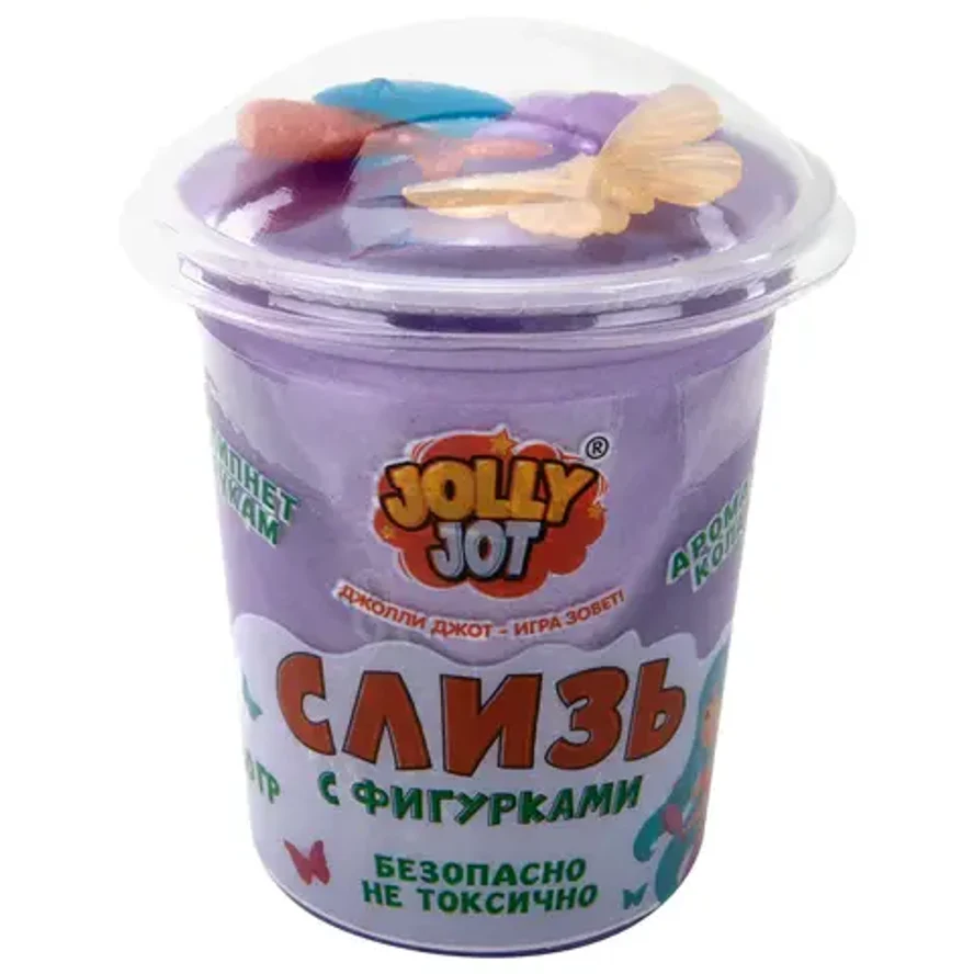 лайм, слизь с фигурками, русалочки, 200 г, АССОРТИ 3 вида, JOLLY JOT